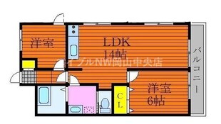 パークヒルズ豊成の物件間取画像